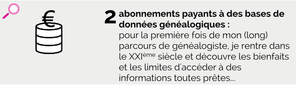 2 nouveaux abonnements à des bases de données généalogiques en 2016